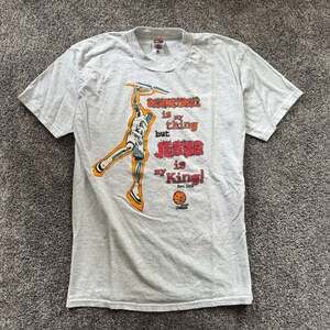 Vintage 1999 Kerusso Basketball Is My Thing Jesus Is My King T Shirt L USA